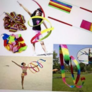 Headband Unicorn & dance ribbons rainbow